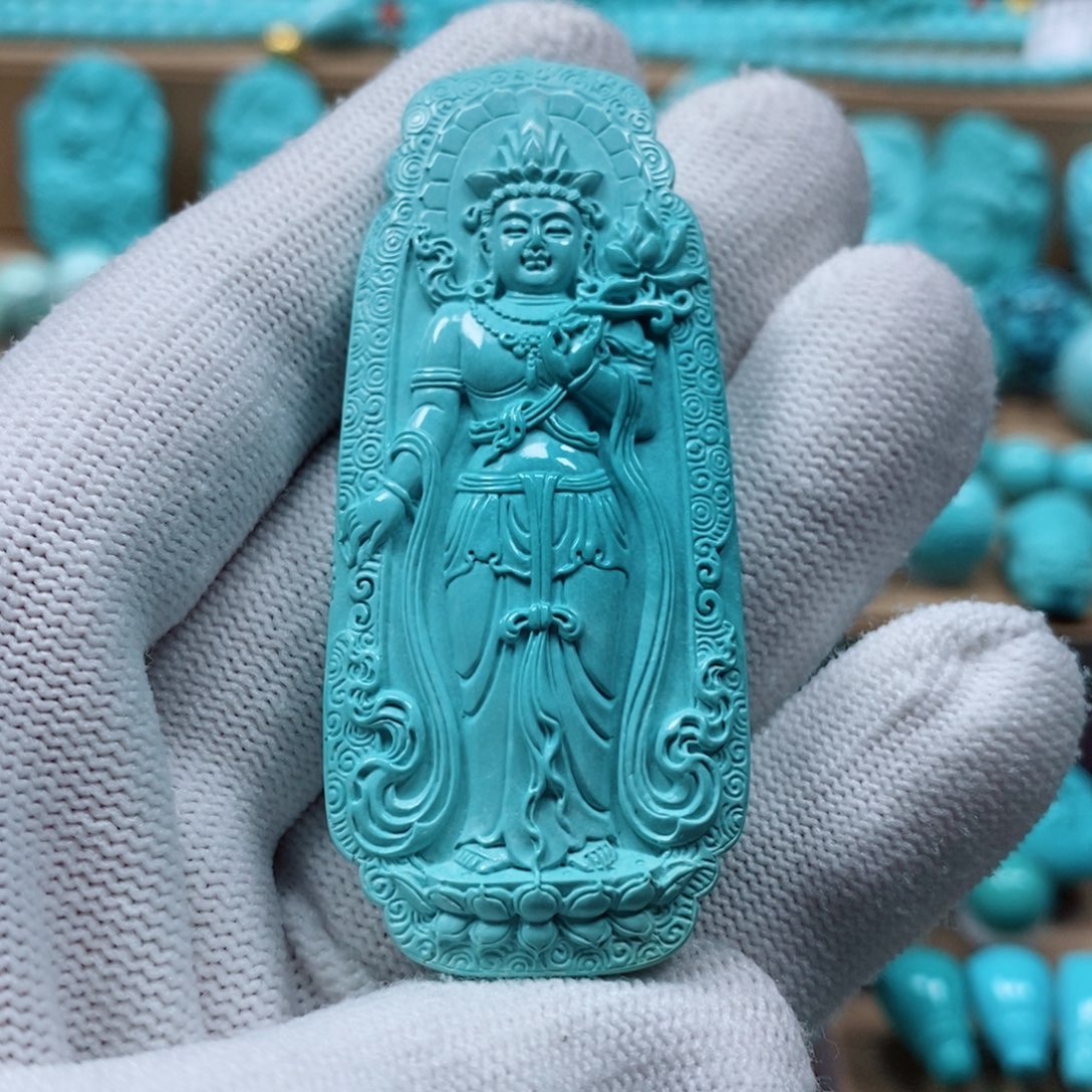 绿松石珠宝奇石未镶嵌