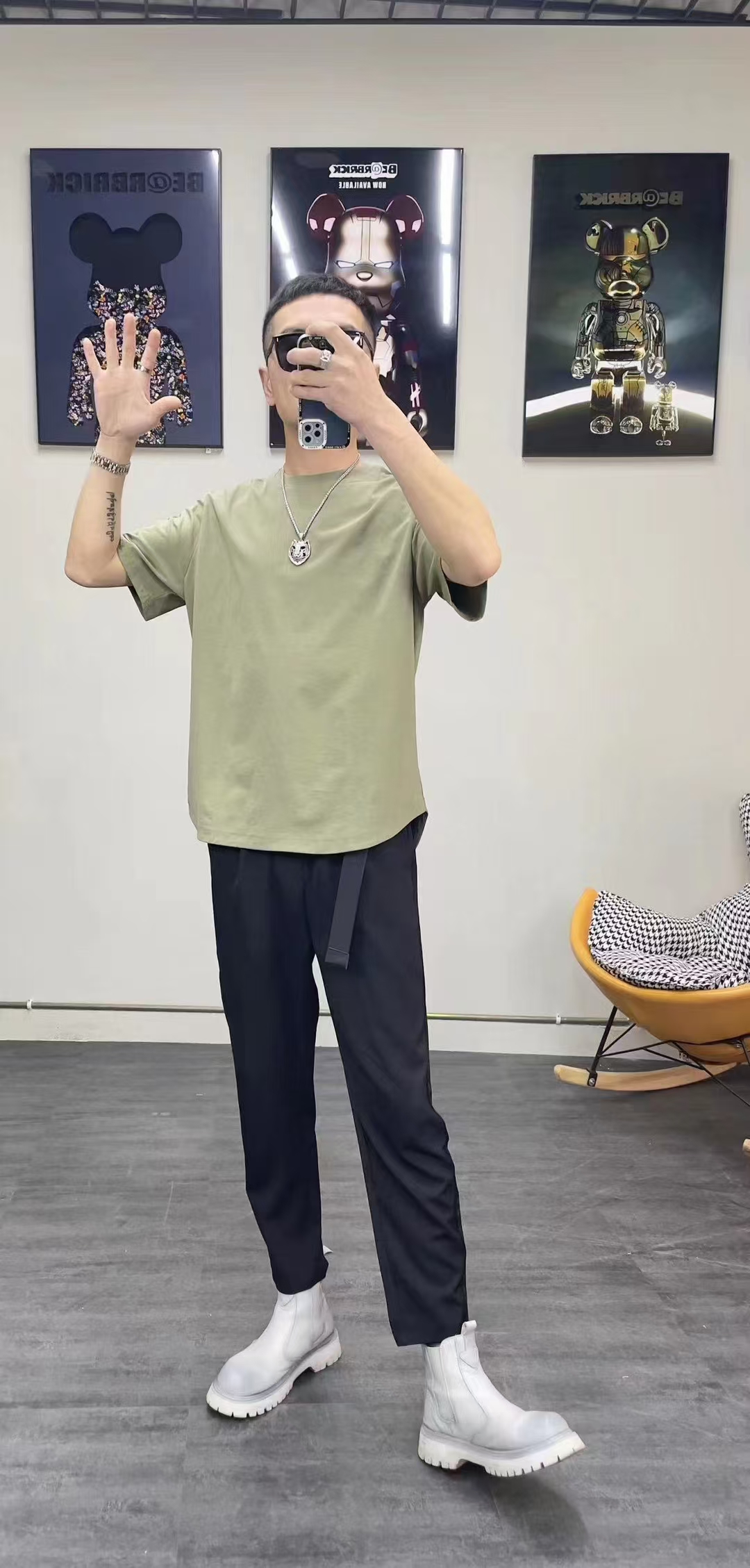 捡漏链接常规纯色修身型夏季短袖圆领T恤潮流日系男士时尚
