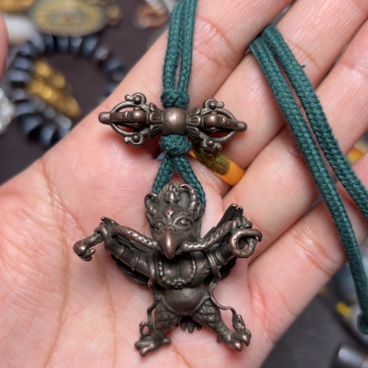 颈饰玻璃藏传喜马拉雅