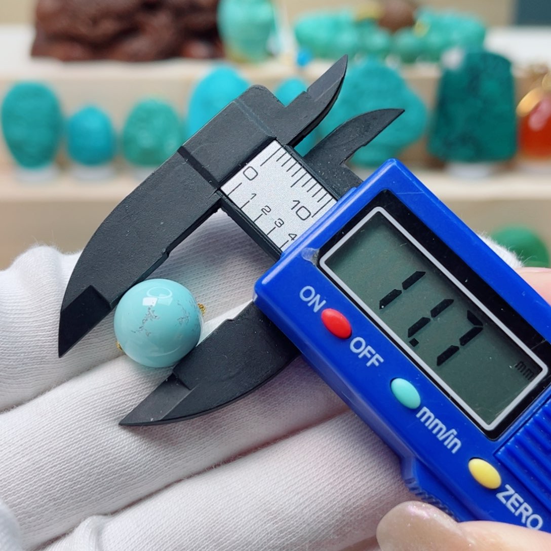 绿松石圆珠未镶嵌