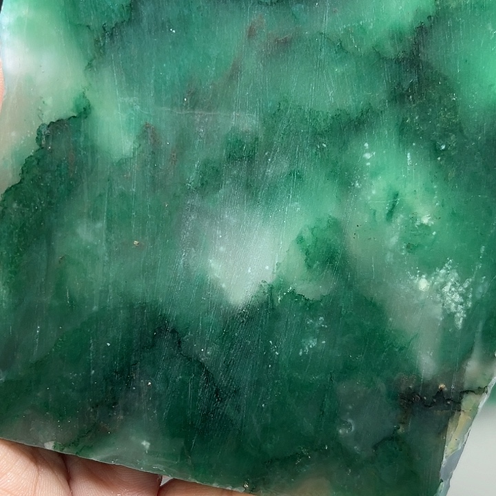 定制石英质玉定制天然非洲翠手镯