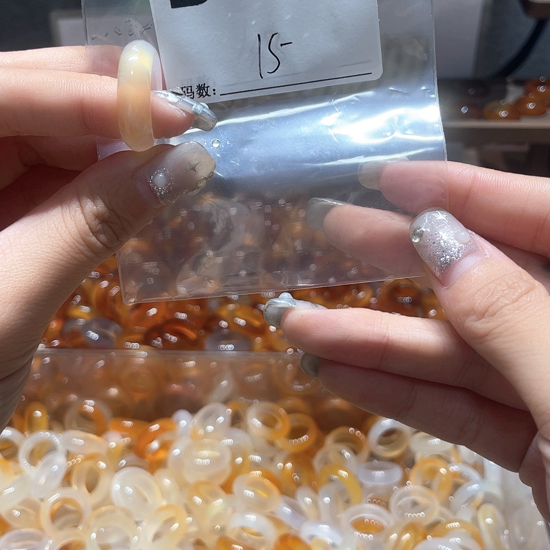 未镶嵌戒指玛瑙/玉髓610
