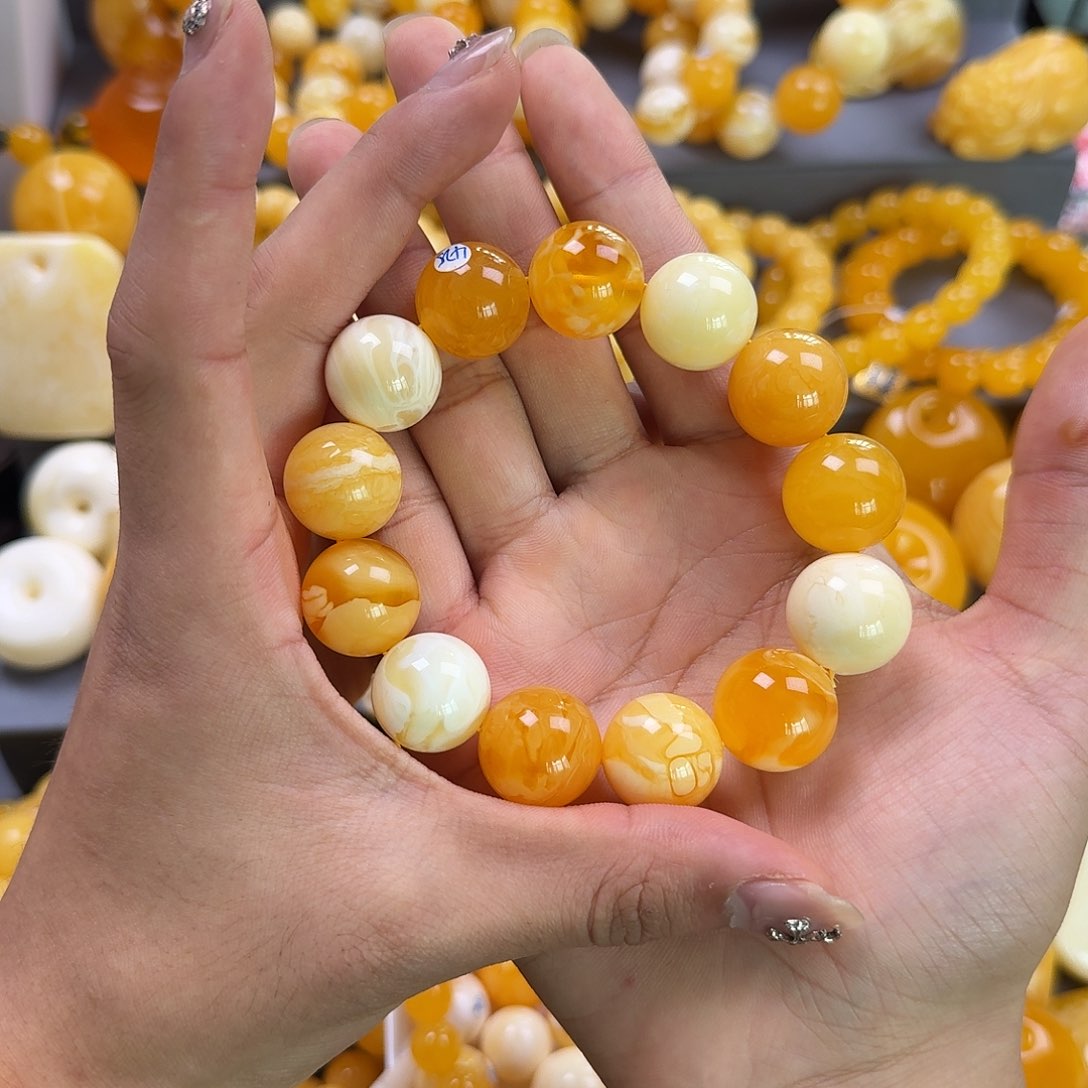 蜜蜡珠宝奇石未镶嵌18mm