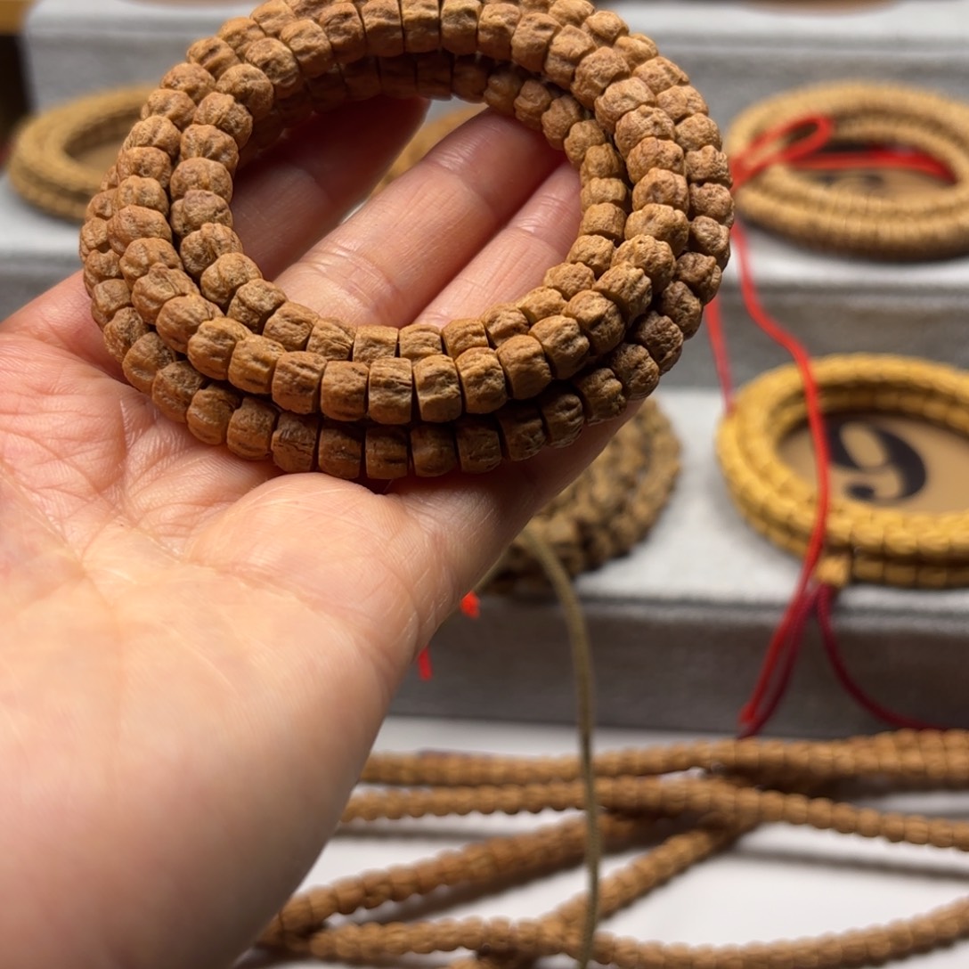 枯***.柏香籽/百香籽手串方块