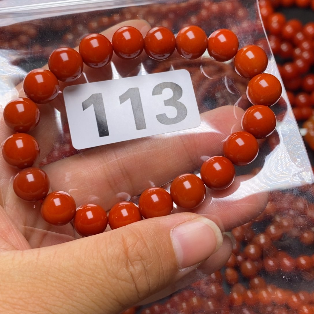 手链未镶嵌南红玛瑙S*