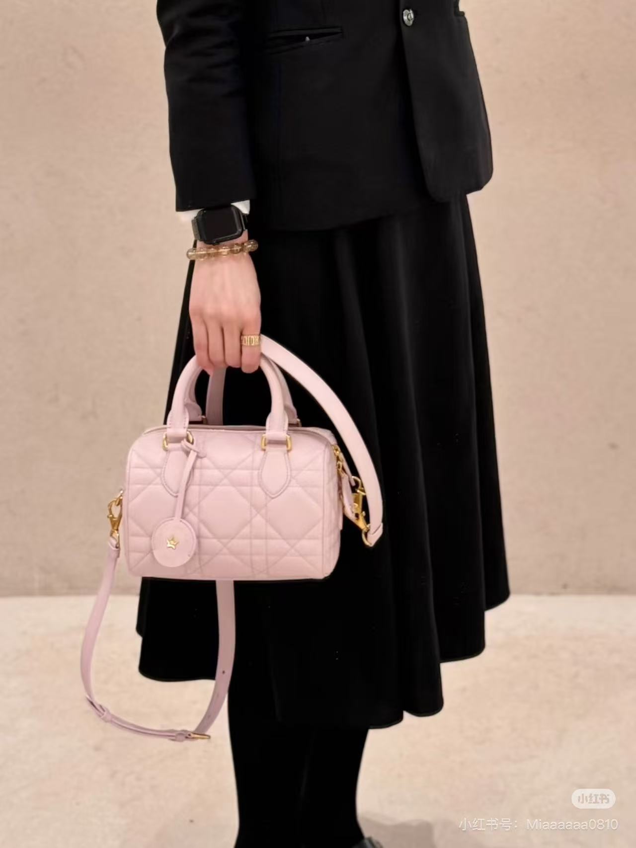 95新 DIOR/迪奥 GGS波士顿20单肩包芯片款24年 94632658
