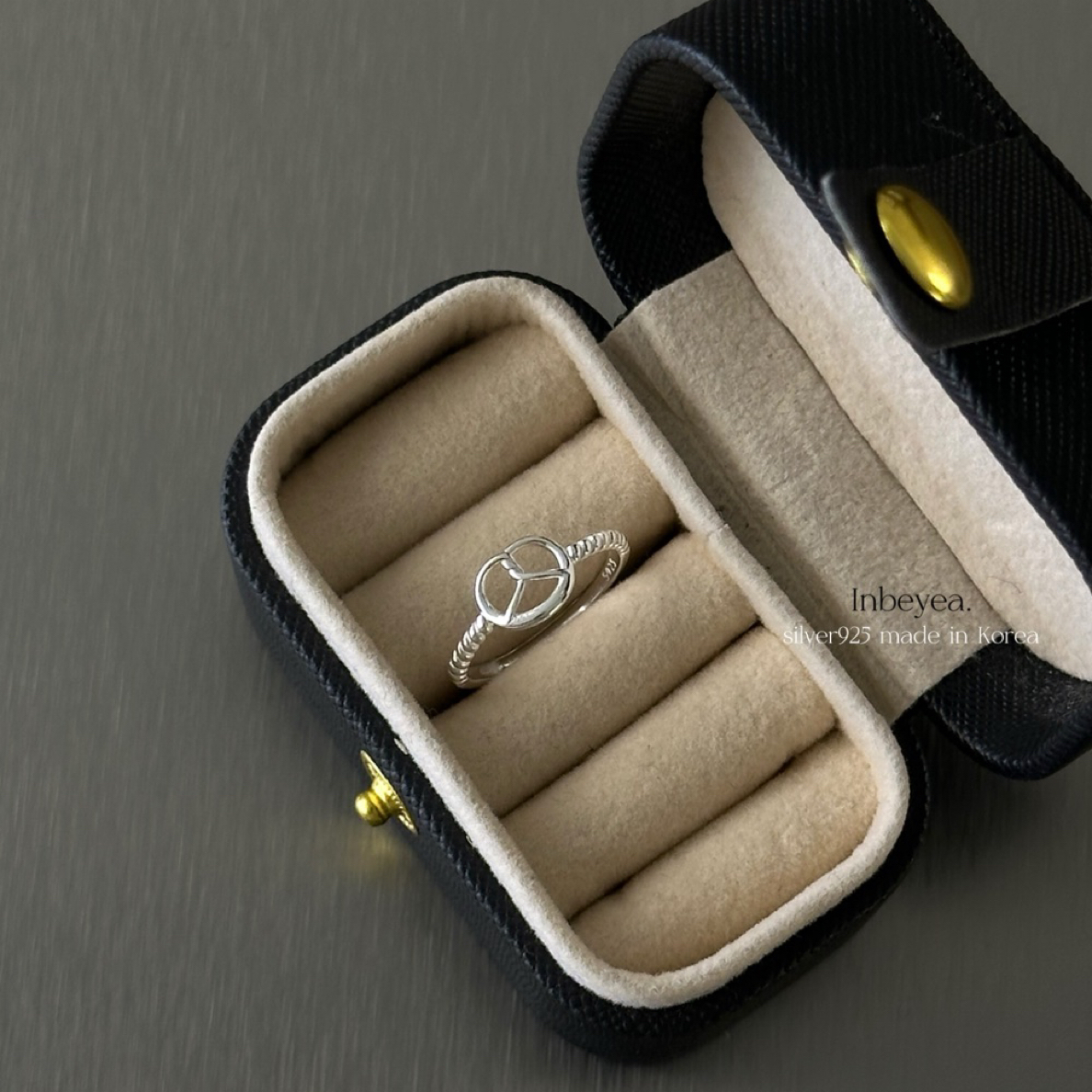 925银戒指 碱水爱心戒指 31080