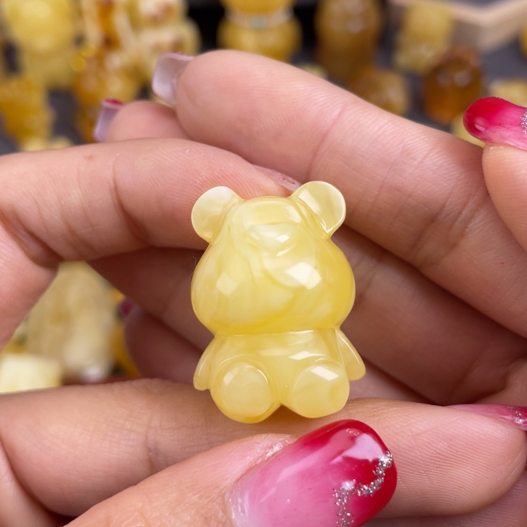 琥珀裸石未镶嵌蜜蜡