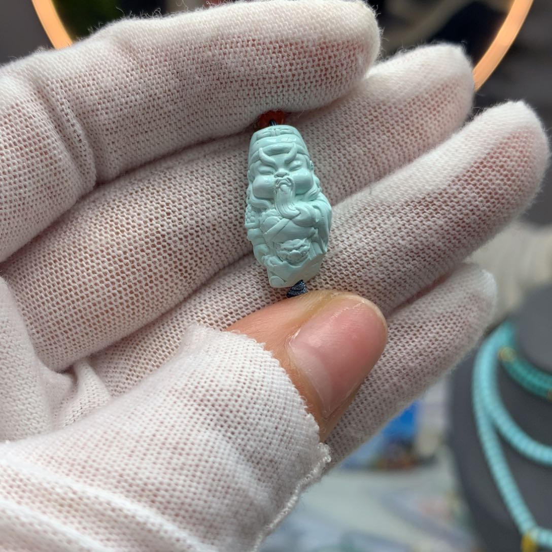 绿松石挂件未镶嵌