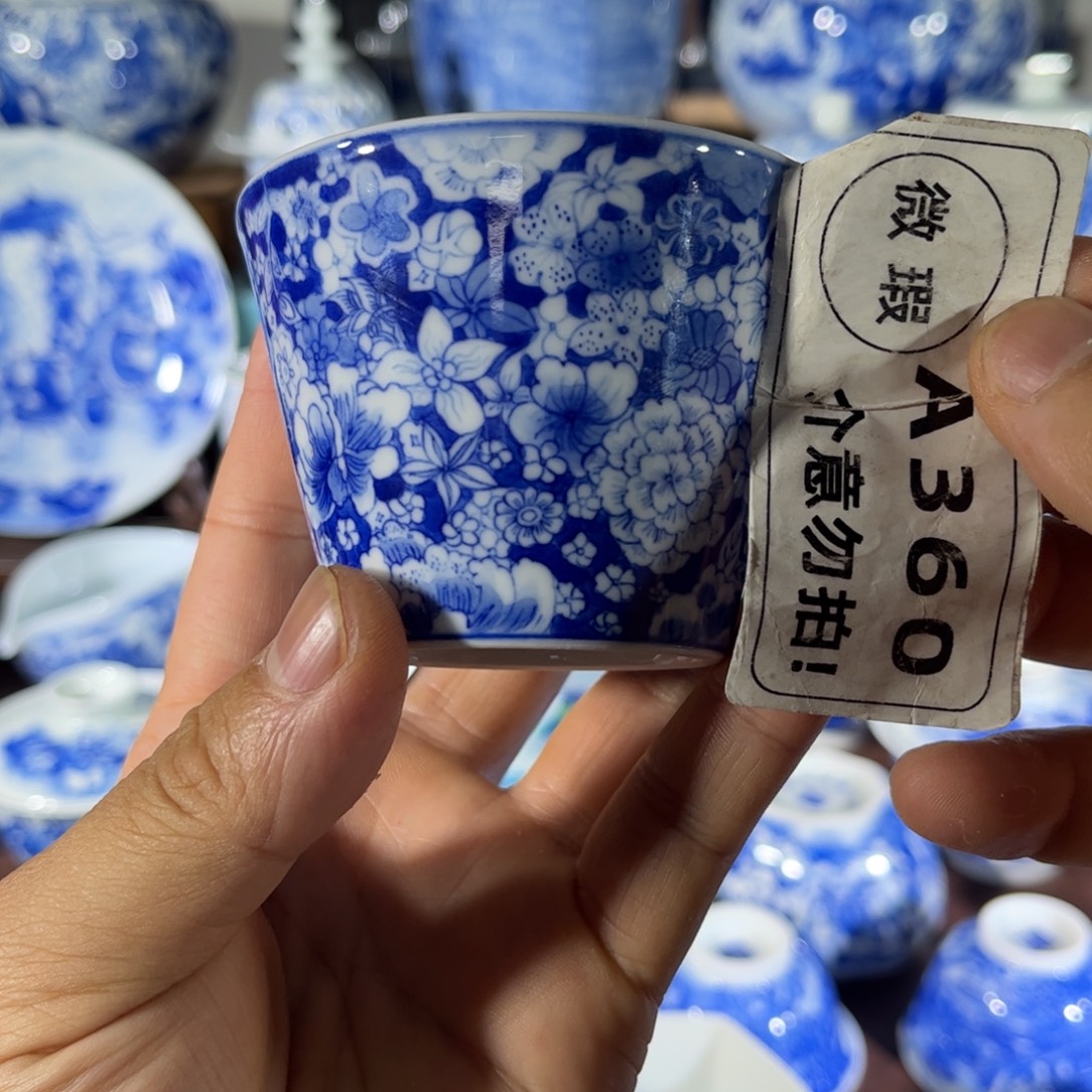 杯子手工手绘的陶瓷的