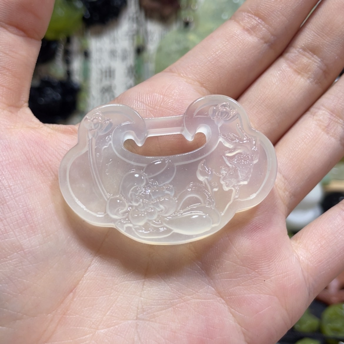 【闪购商品】岫玉未镶嵌颈饰@****）吊坠31