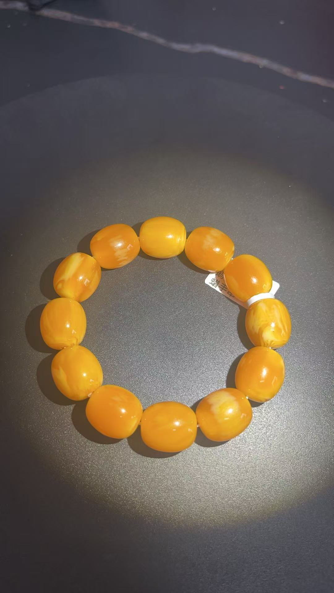 ML0335 精品鹅黄飘花单圈（无礼盒）