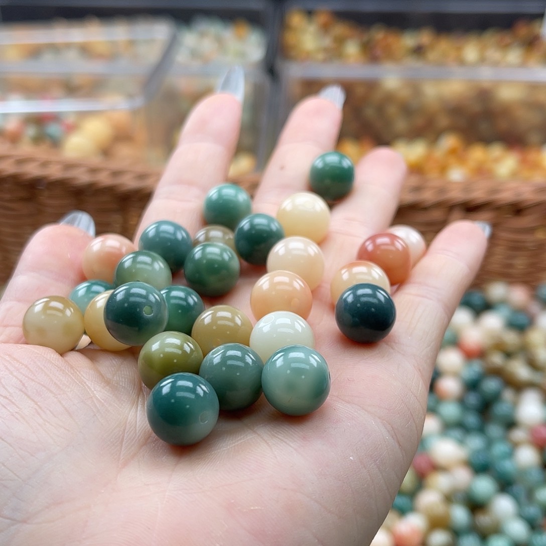 白玉菩提吊坠q12mm/200+20颗