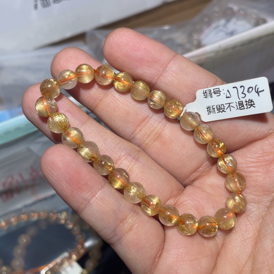 水晶手链未镶嵌?手链