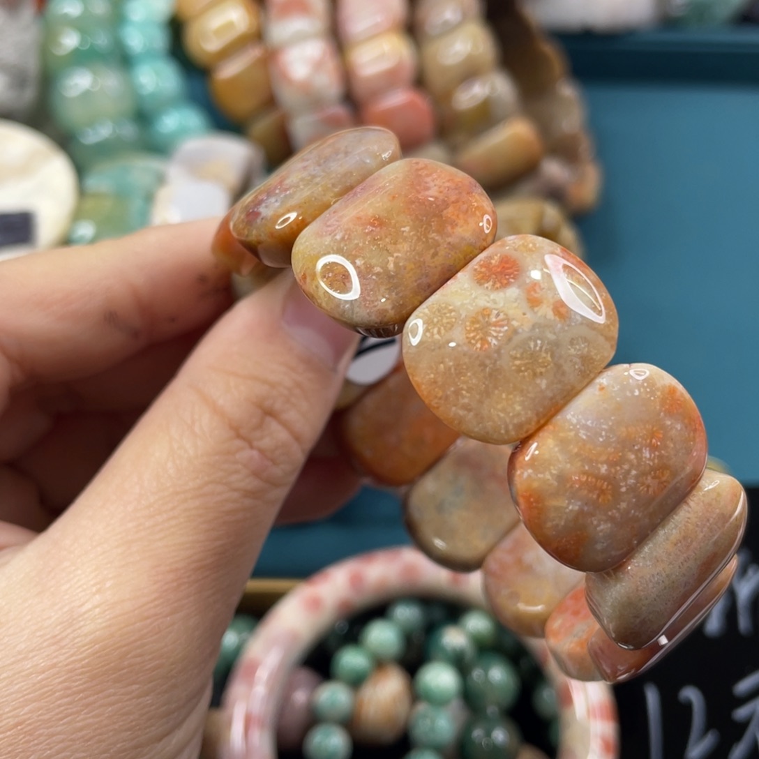 未镶嵌手镯硅化玉