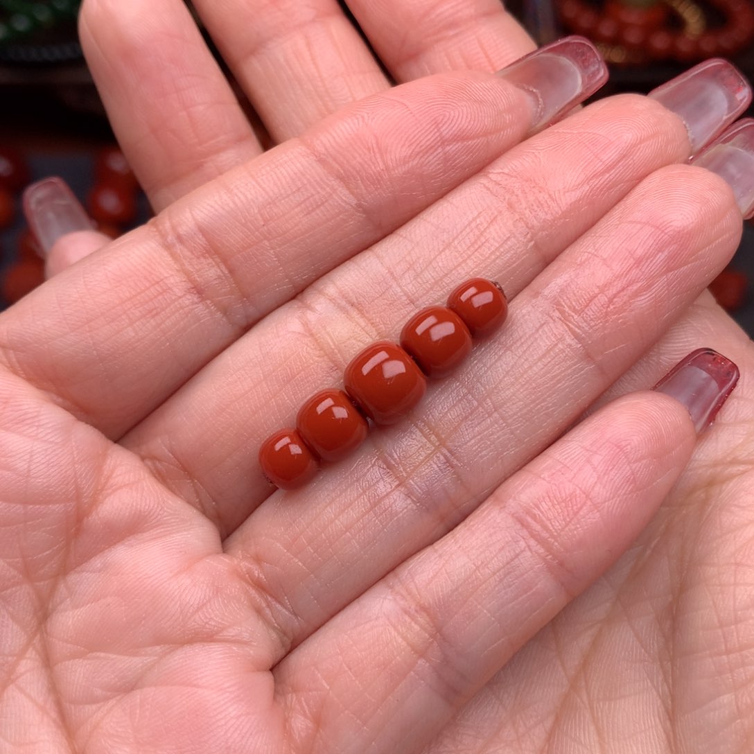 南红玛瑙精工配饰未镶嵌6.7.8