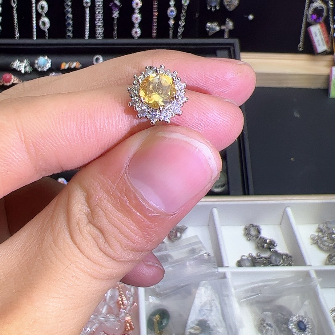 紫晶珠宝半成品未镶嵌