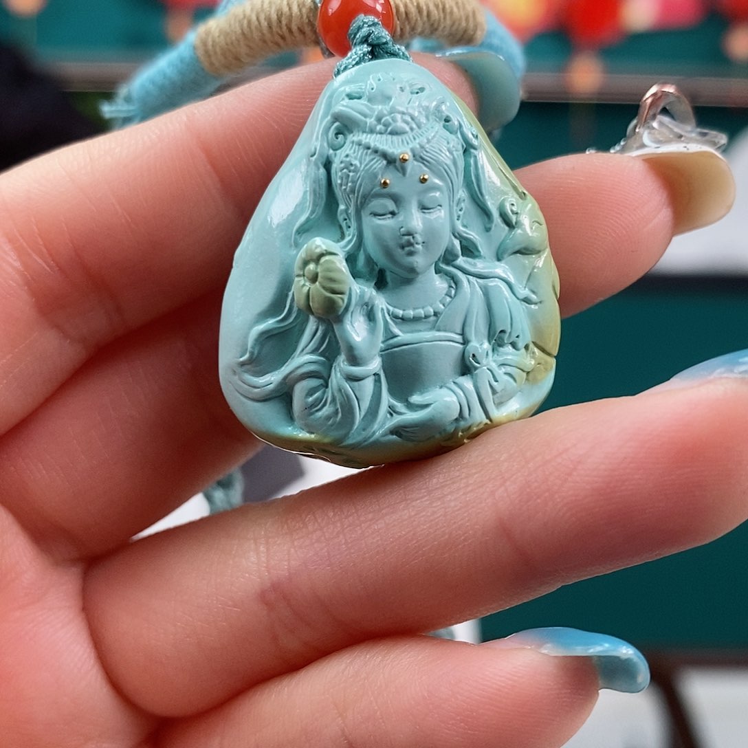 绿松石珠宝奇石未镶嵌