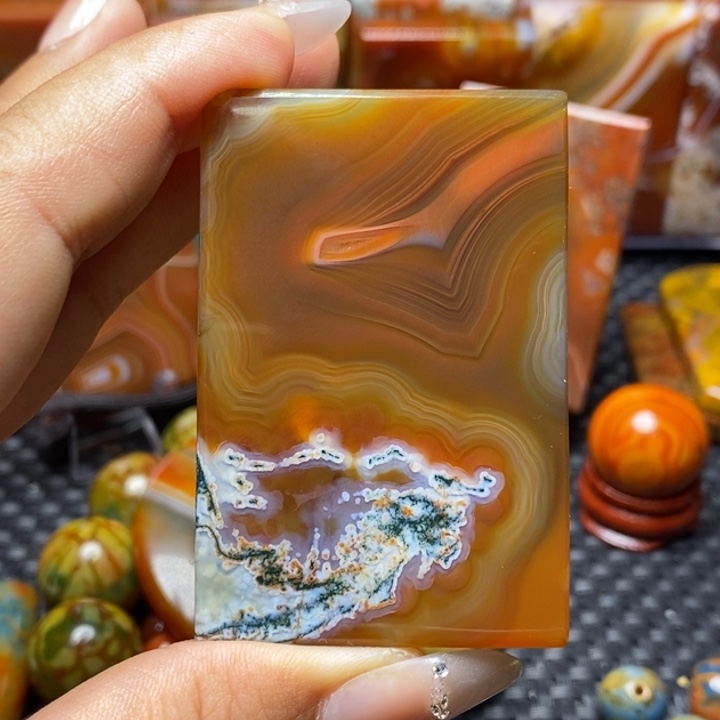 玛瑙/玉髓未镶嵌颈饰