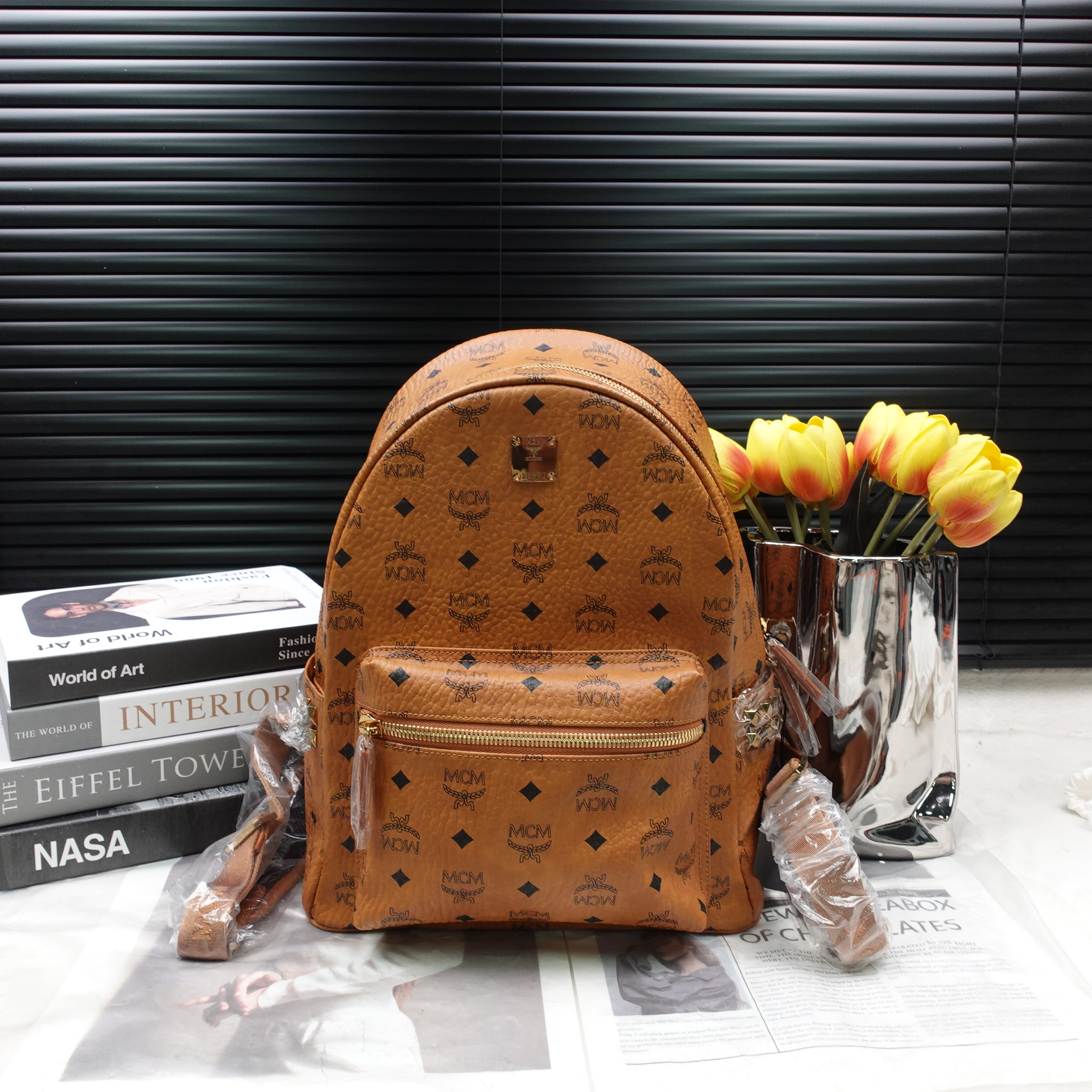 99新 MCM 双肩包/T10323407