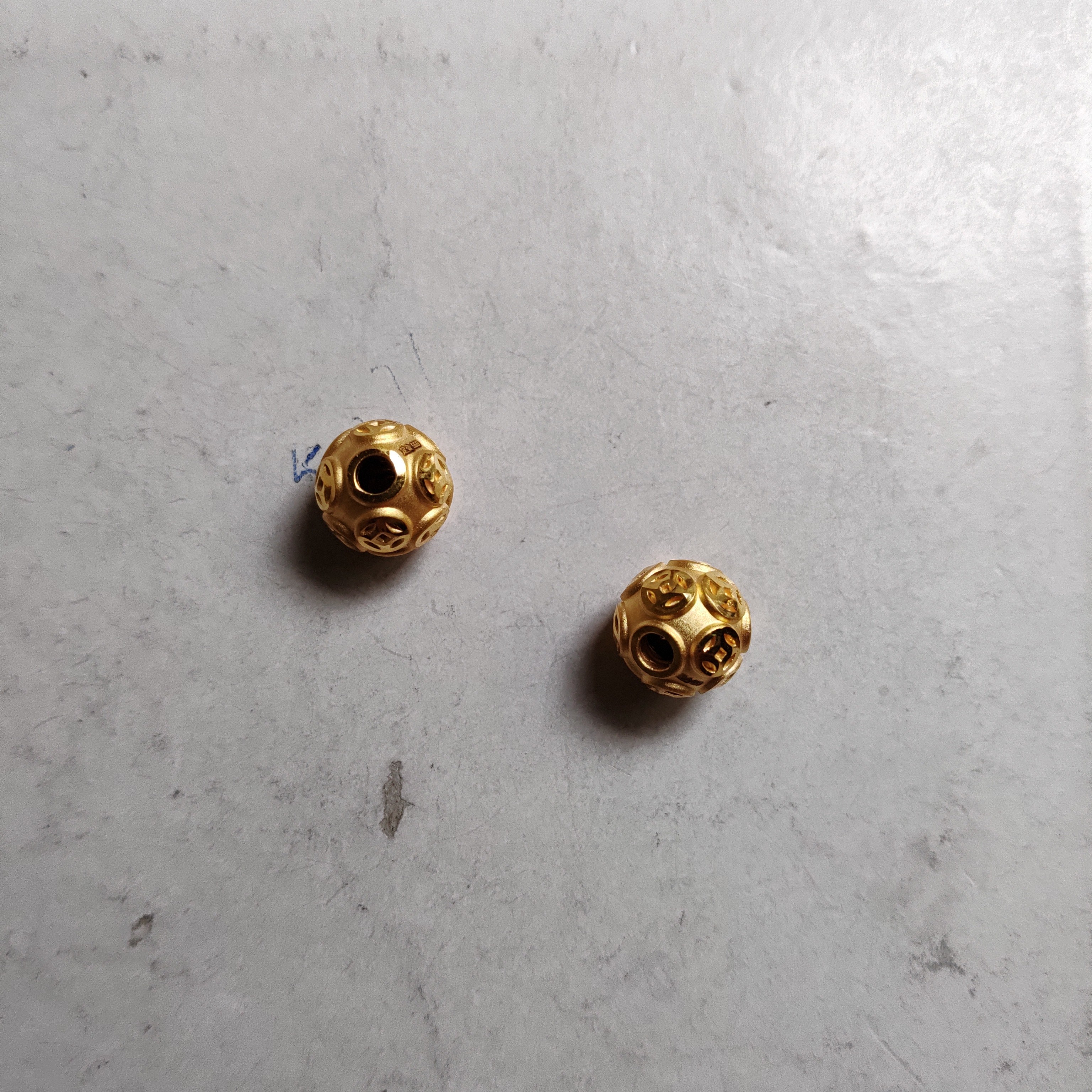 金元宝足金999貔貅珠子首饰