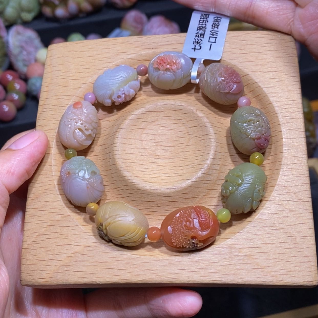 【闪购商品】玛瑙/玉髓手串未镶嵌幸**乐盐源玛瑙