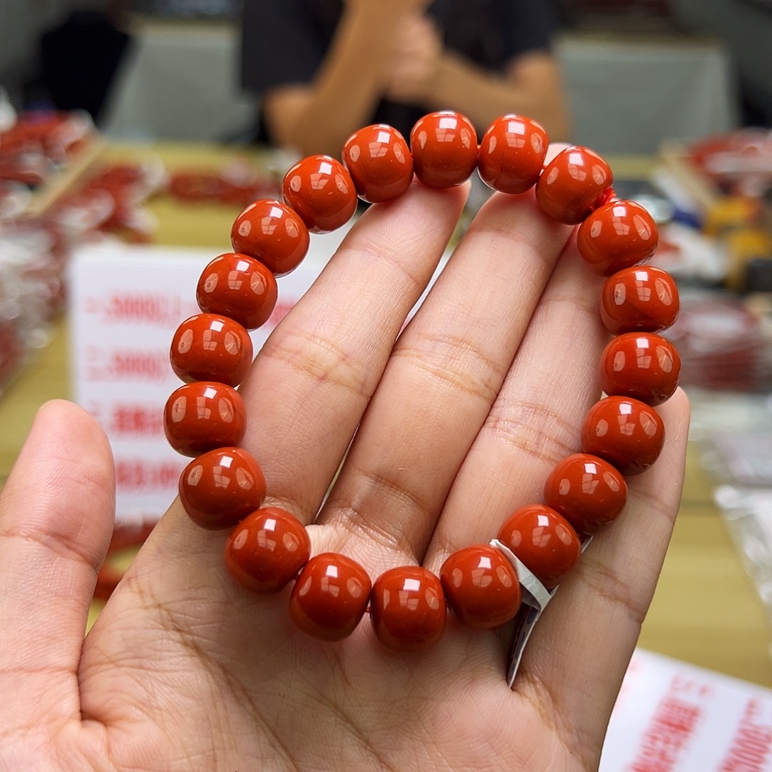 南红玛瑙多样性发一，卡11mm未镶嵌