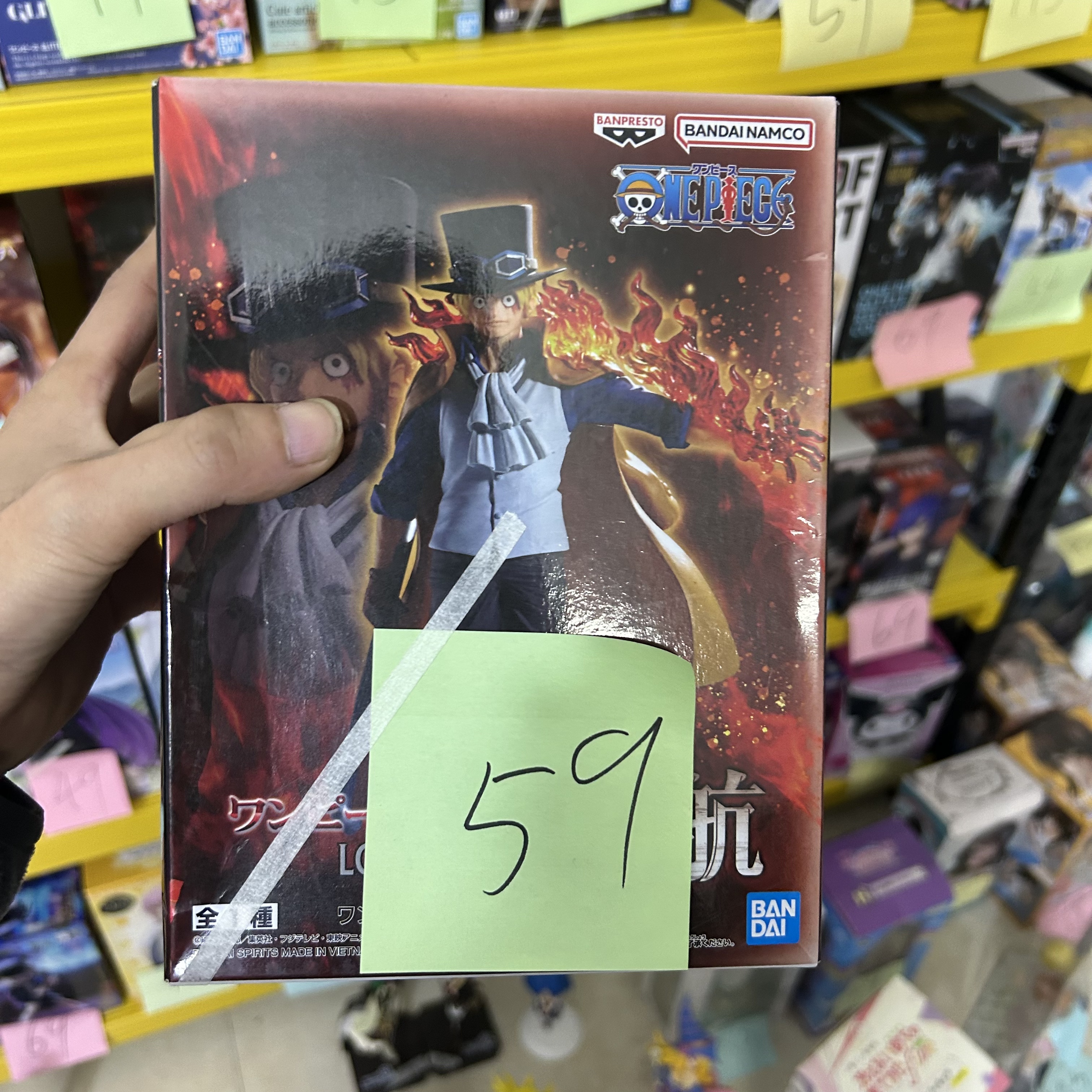 正版全新未拆封 眼镜厂 海贼王 THE出航 LOGIA萨博 景品 手办