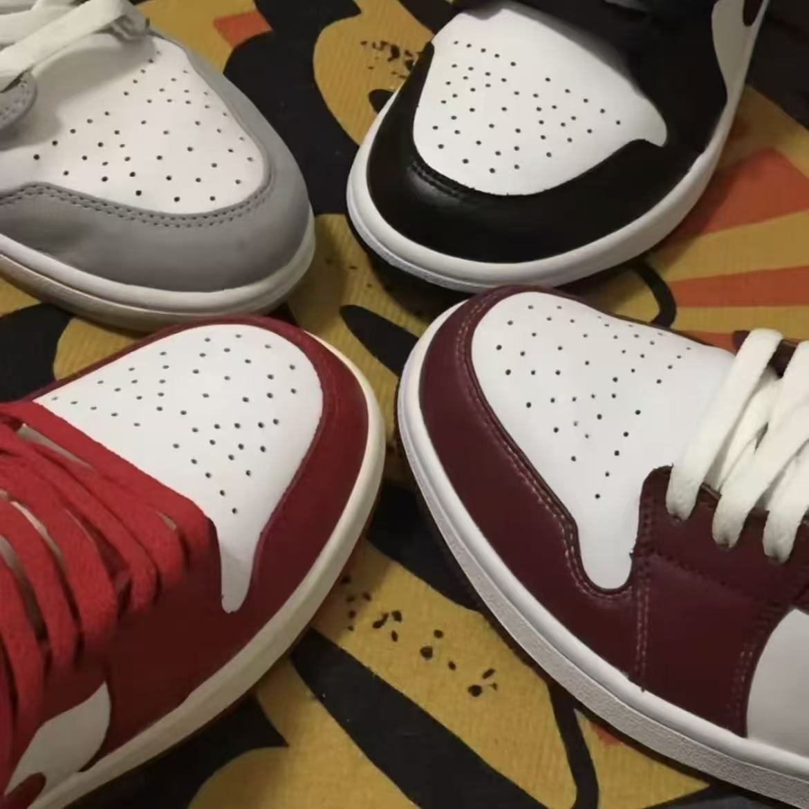 【运费险+断码浮力+现货直发]情侣同款时尚百搭牛皮休闲板鞋LB