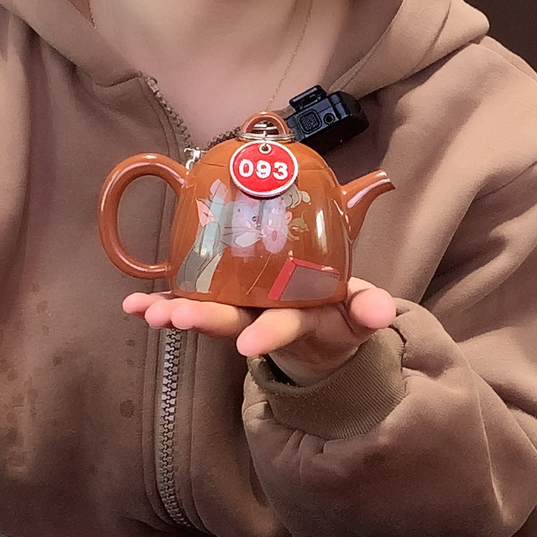 壶建水紫陶彩填复烧亮光茶壶093