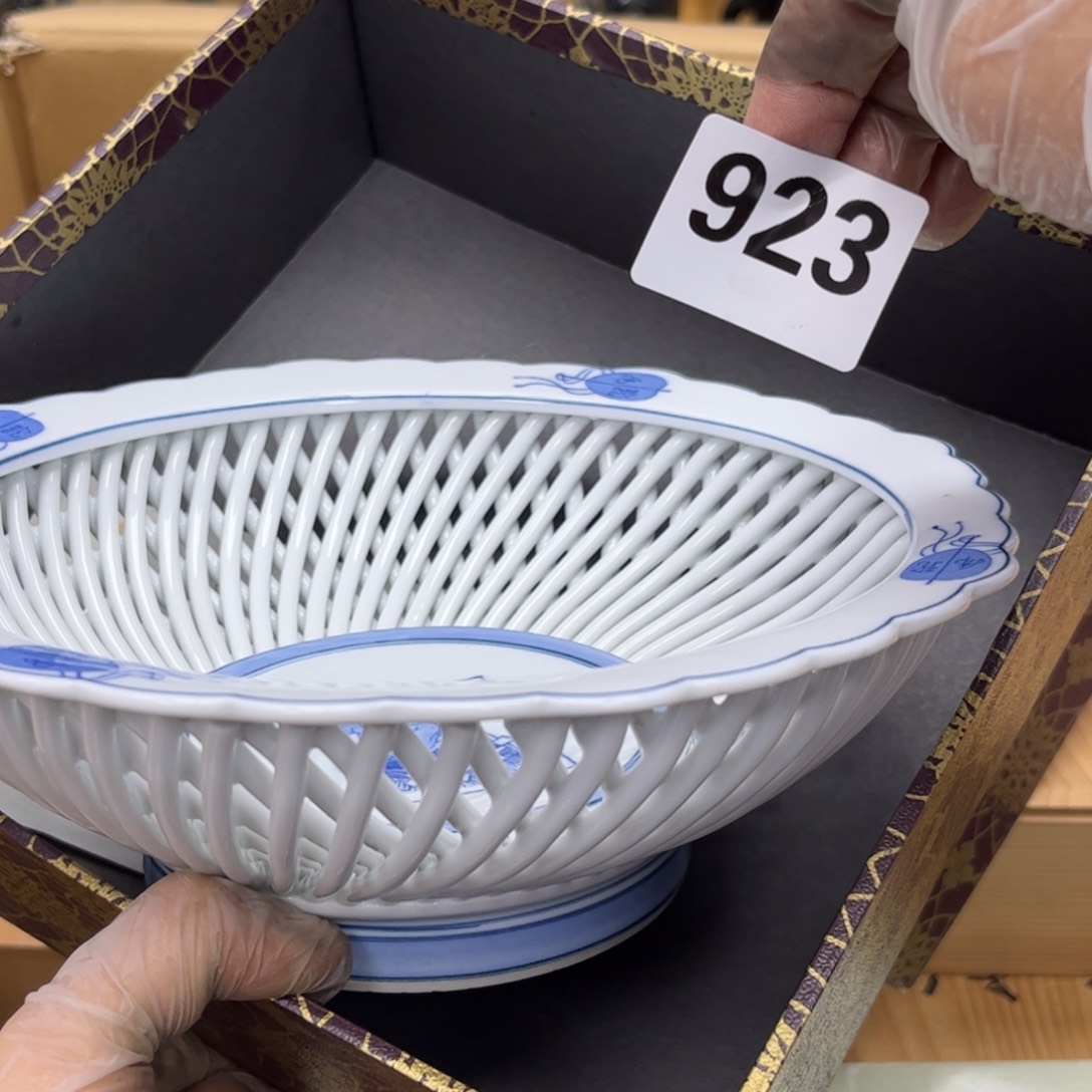 瓷片摆件工艺品摆件666 