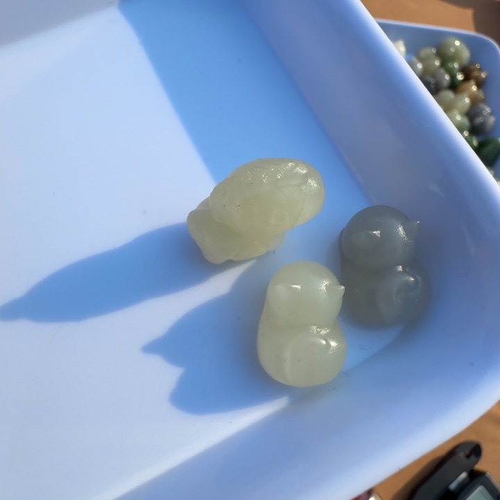 长***街定制和田玉和田玉小猫小马