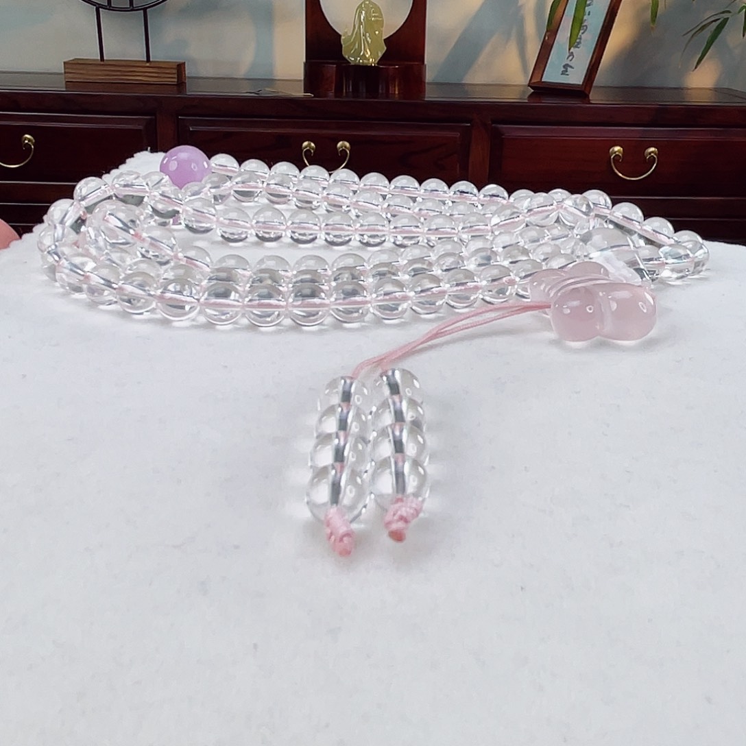 水晶颈饰未镶嵌@**@水晶7.6