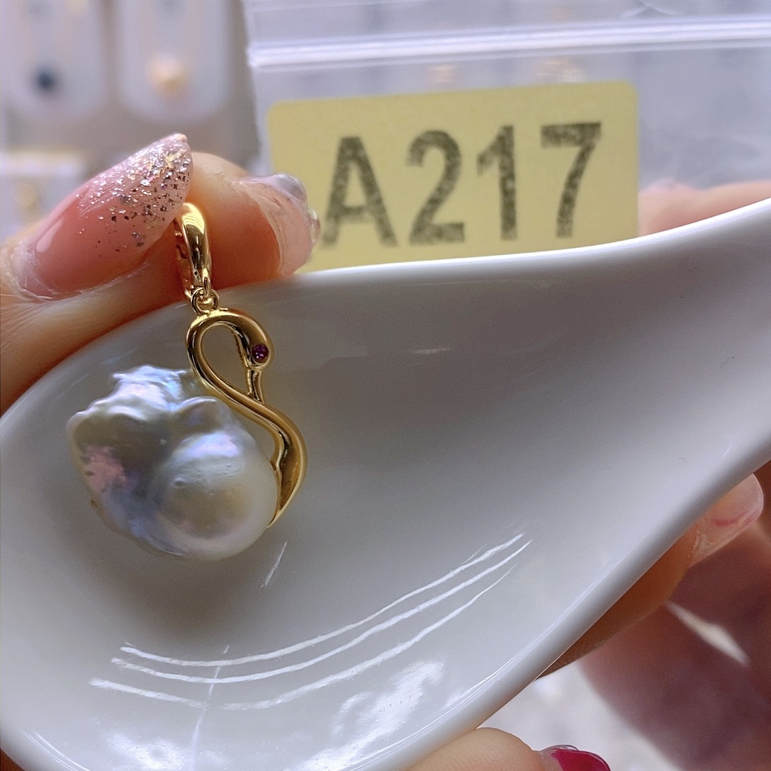 淡水珍珠颈饰银S925镶嵌