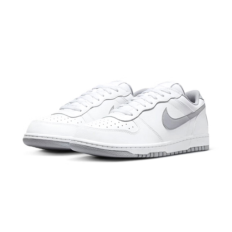 耐克男鞋BIG NIKE LOW白灰色休闲运动鞋低帮轻便板鞋355152106
