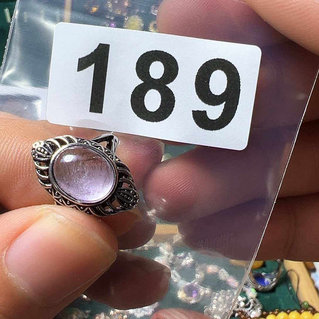 水晶戒指未镶嵌超七戒指活口可调节