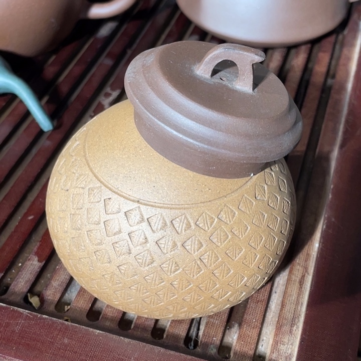 茶宠紫砂紫砂手工盖置