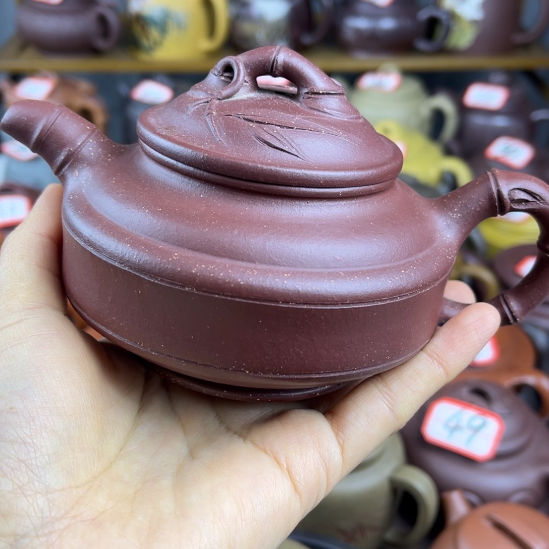 紫砂茶壶宜兴紫砂壶微瑕盖嗑
