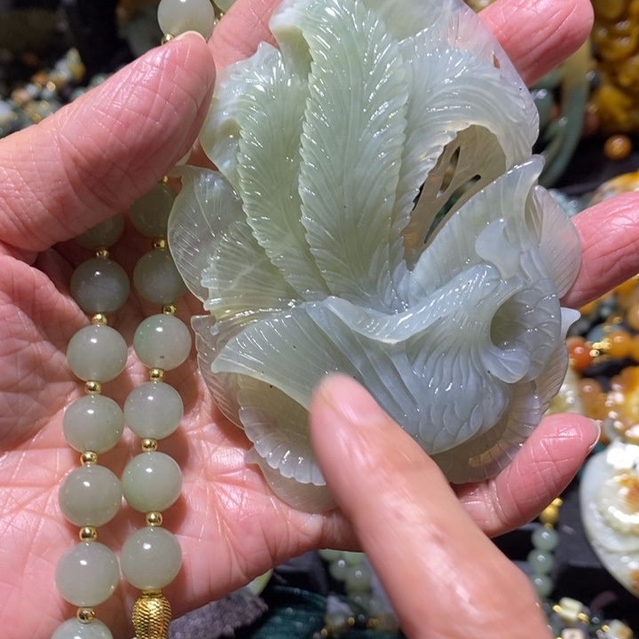 岫玉岫玉吊坠未镶嵌