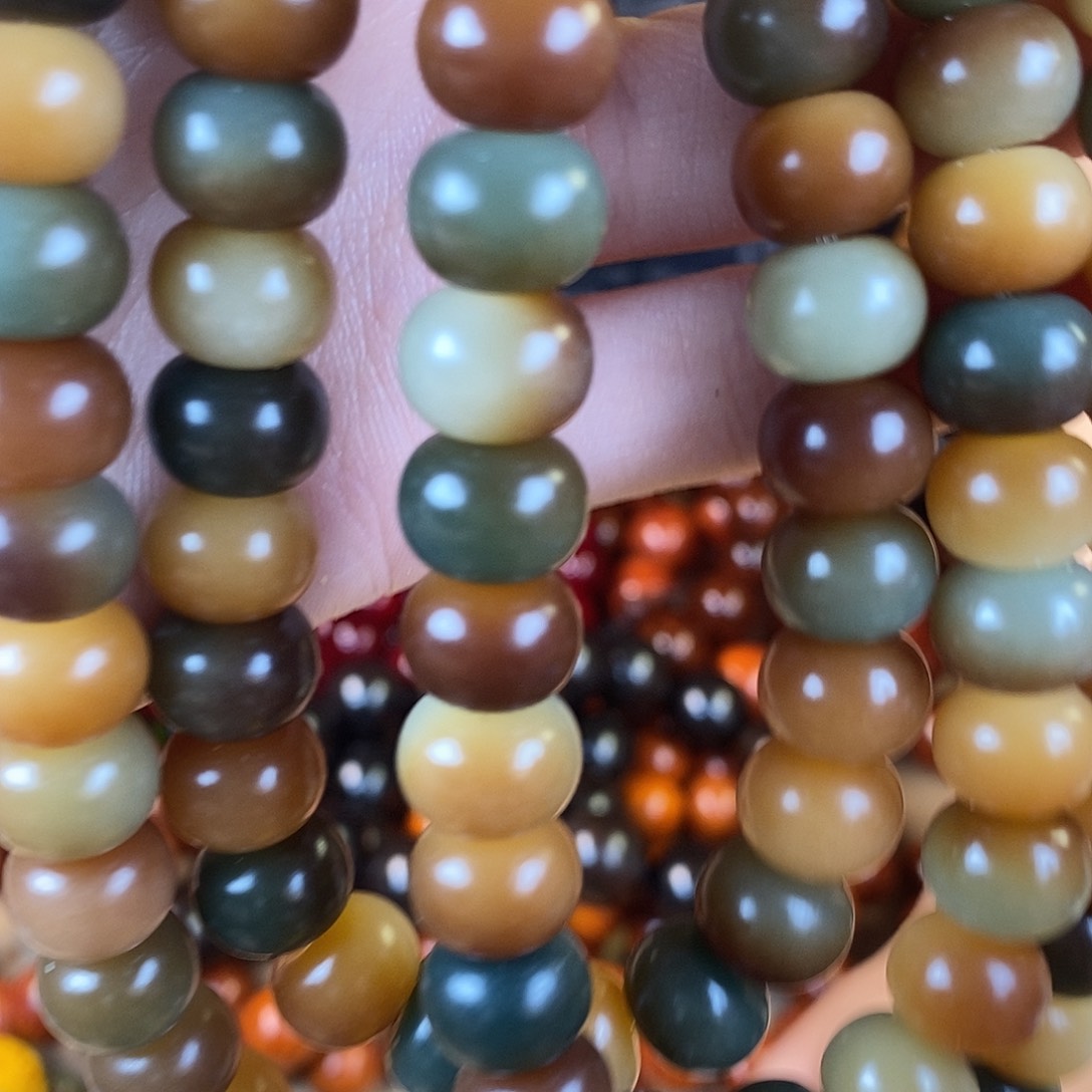 菩提根/象牙果手串敦煌算盘多圈