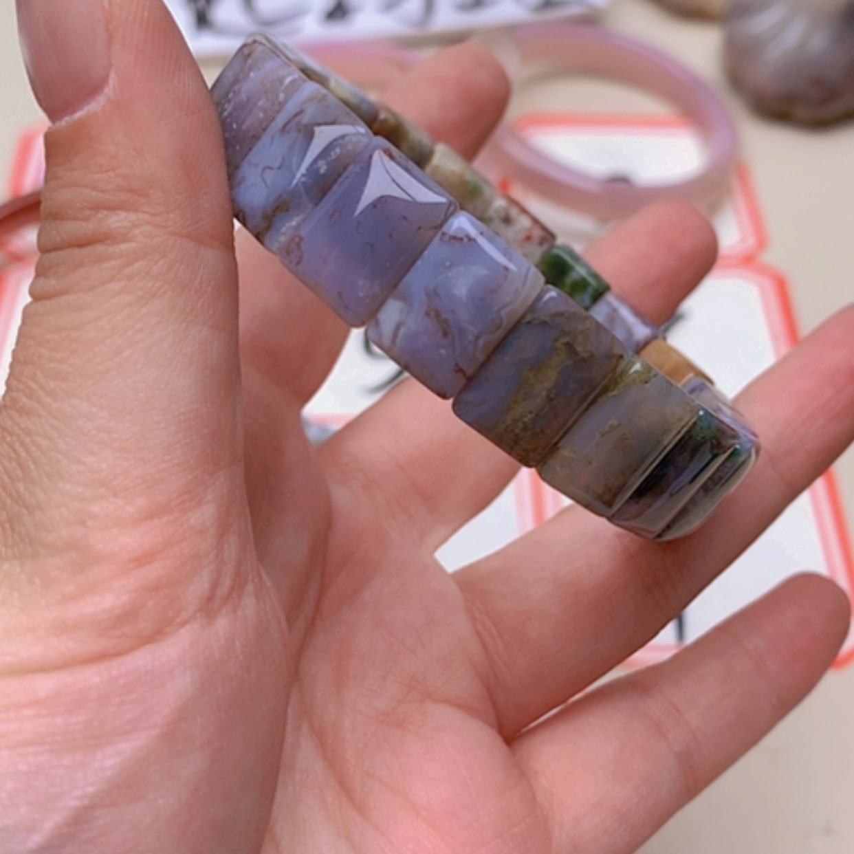 【闪购商品】未镶嵌玛瑙/玉髓珠宝半成品莲*