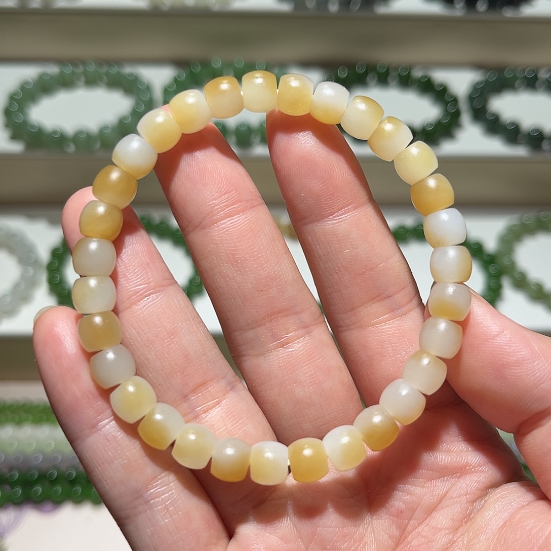 和田玉未镶嵌手链