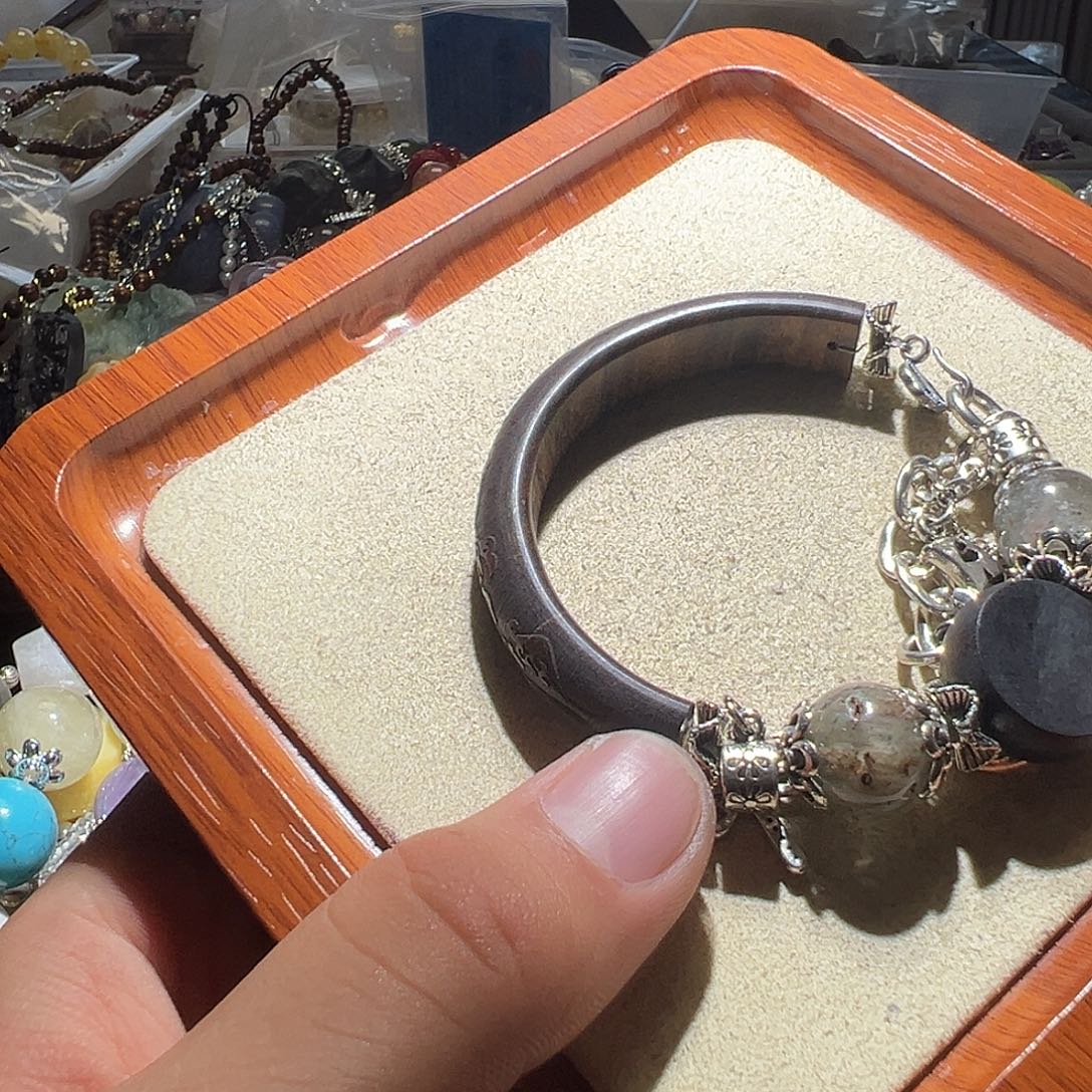 水晶14K金镶嵌手链水晶手链