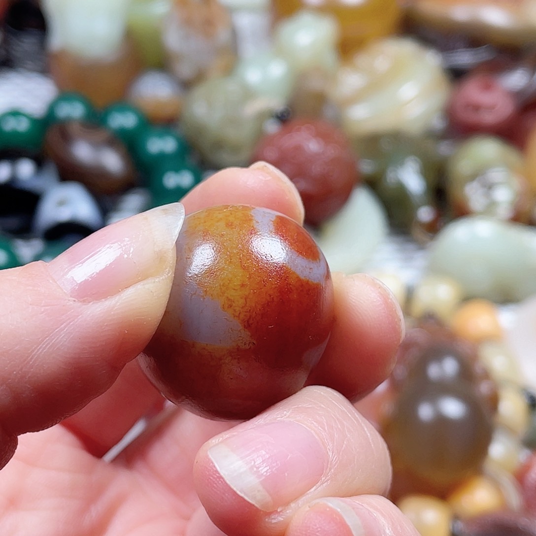 玛瑙/玉髓挂件未镶嵌我**语