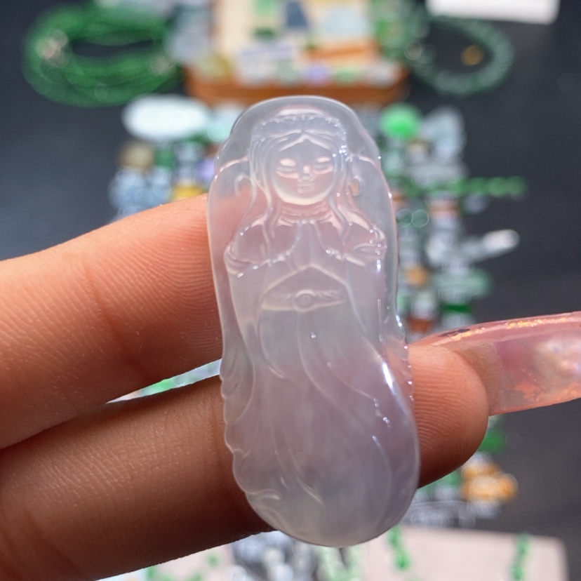 【闪购商品】翡翠挂件未镶嵌仙子