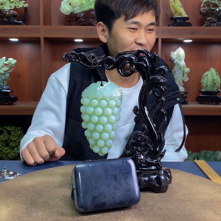 蛇纹石玉（覆膜）珠宝奇石未镶嵌百*