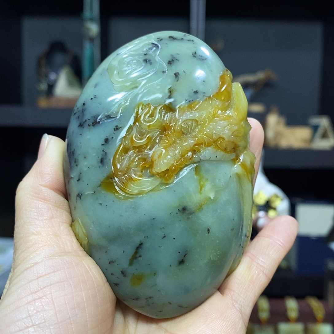 岫玉手链项链手把件未镶嵌