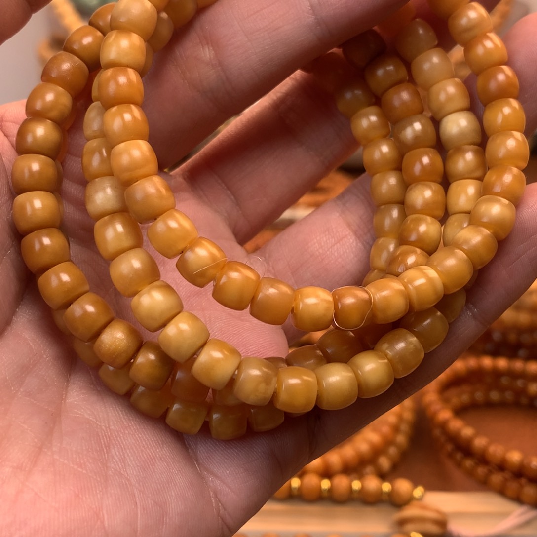 星月菩提吊坠7×6直切玉化单圈