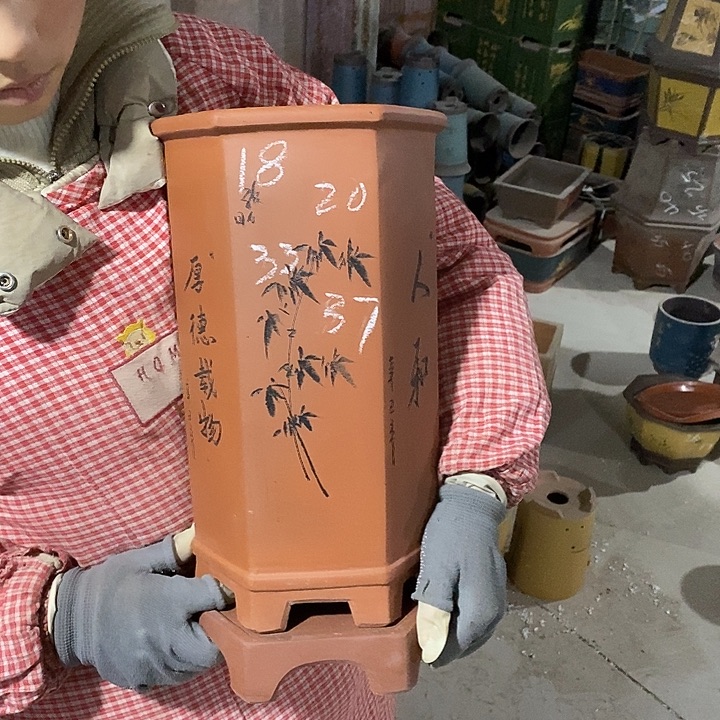紫砂花盆紫砂花盆