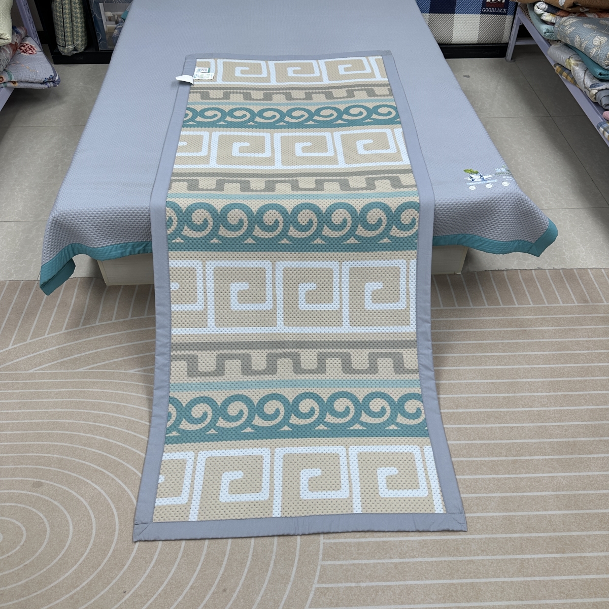 祥云90*220cm夏季冰丝软凉席床盖沙发垫学生宿舍上下铺床垫防滑